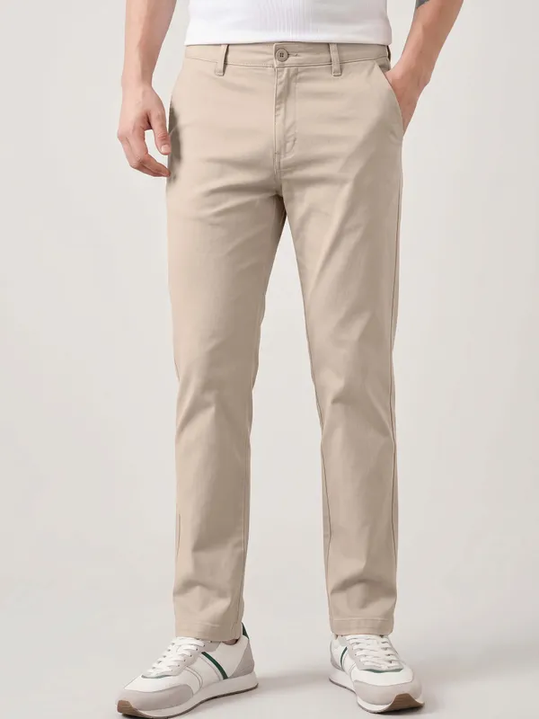 Beige_Solid_Slim_Fit_4WAY_STRETCH_Trousers_for_Men