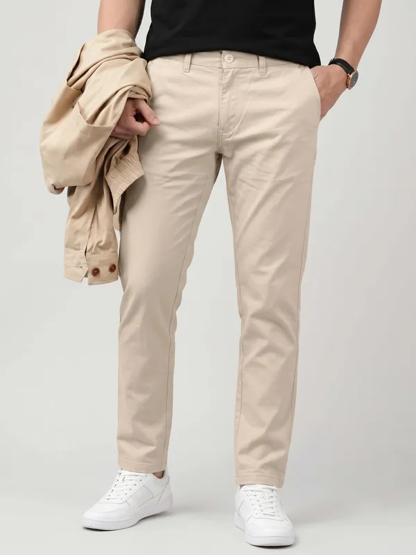 Cream__Cotton_Casual_Chino_Trousers_for_Men