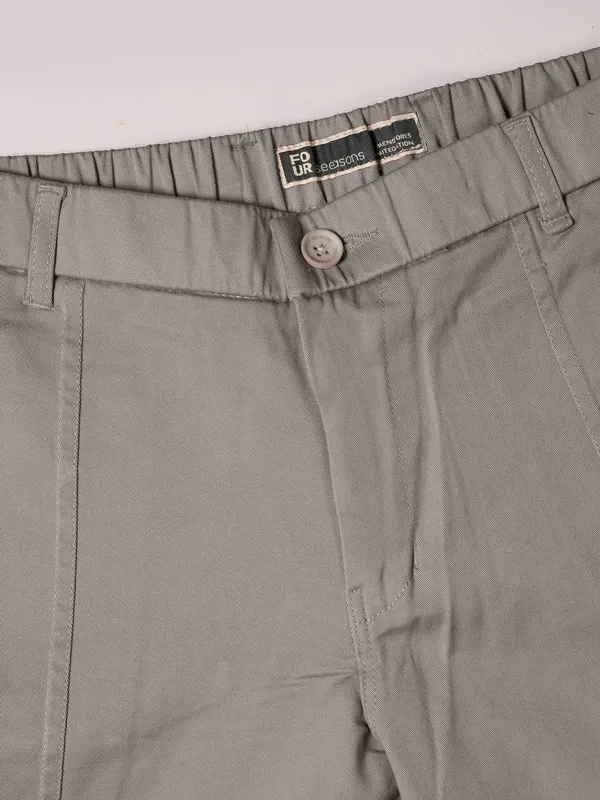 Mens_grey_Olive__casual__Trousers_With_Flat_Front_And_Straight_Fit