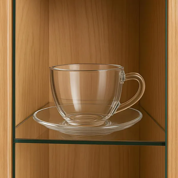 Glass_Tea_Cup_160_Ml_With_Glass_Plate