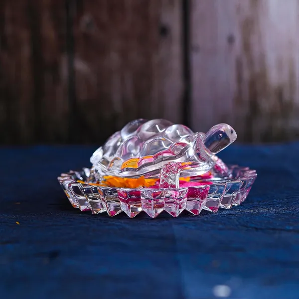 Glass_Crystal_Turtle_With_Plate