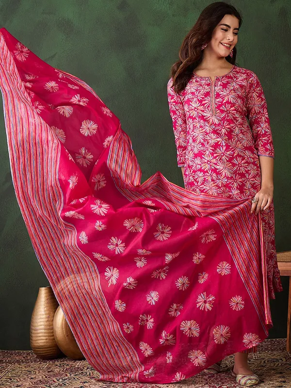 TATVANI_–_Cotton_Kurti_Pant_Dupatta_Set
