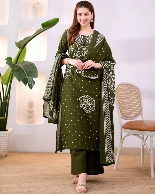 TATVANI_–_Cotton_Printed_Kurti_Pant_Dupatta_Set