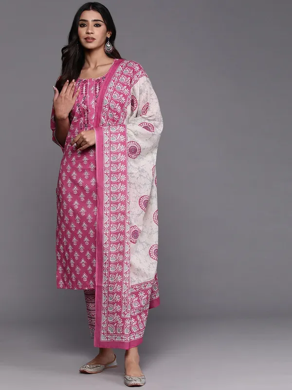 TATVANI_–_Cotton_Printed_Kurti_Pant_Dupatta_Set