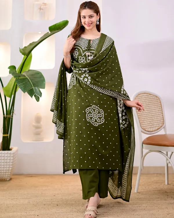 TATVANI_–_Cotton_Printed_Kurti_Pant_Dupatta_Set