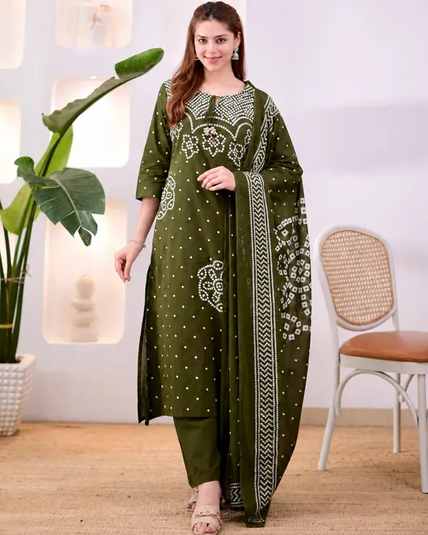 TATVANI_–_Cotton_Printed_Kurti_Pant_Dupatta_Set