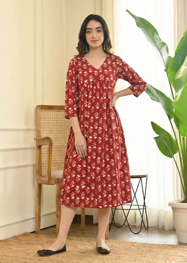 TATVANI_–_Rayon_Nayra_Cut_Anarkali_Kurti_❤️