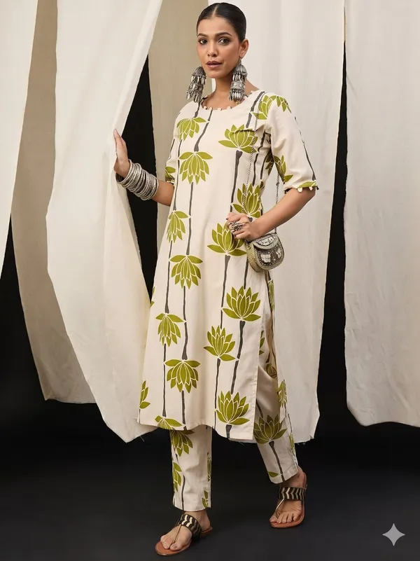 TATVANI_–_Rayon_Printed_Kurti_Pant_Set_❤️