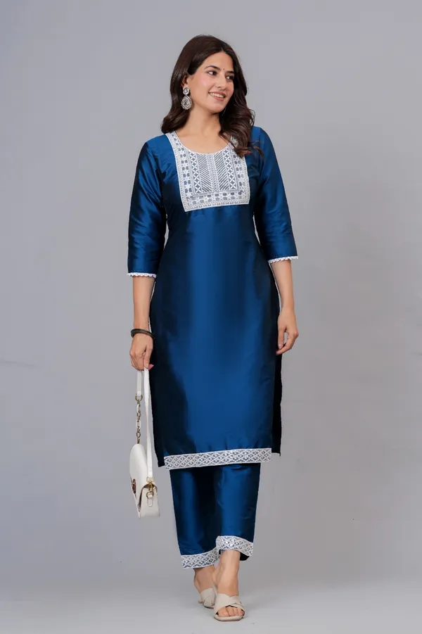 TATVANI_–_Silk_Kurti_Pant_Set