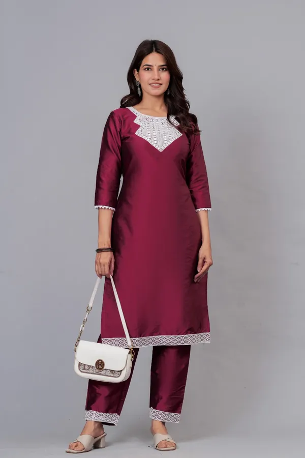 TATVANI_–_Silk_Kurti_Pant_Set