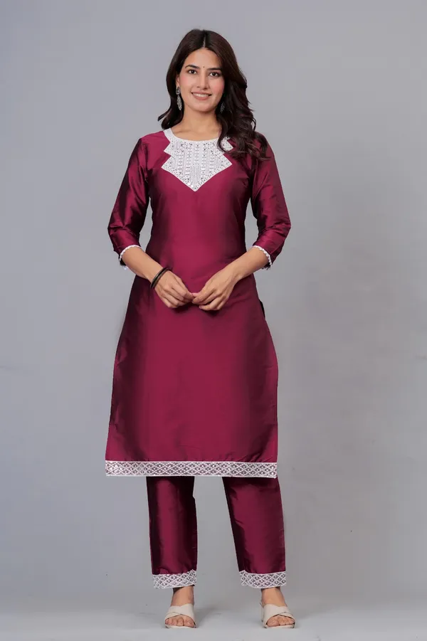 TATVANI_–_Silk_Kurti_Pant_Set