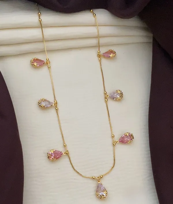 Gold_Alloy,_Crystal_Necklace_For_Women