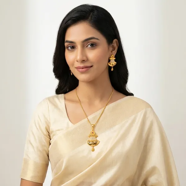 Gold_Alloy,_Stones_Pendant_Set_For_Women