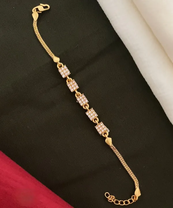 Gold_Alloy,_Crystal_Bracelet_For_Women