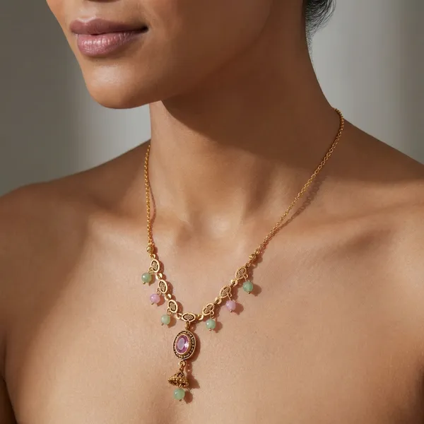 Gold_Alloy,_Stones_Necklace_For_Women
