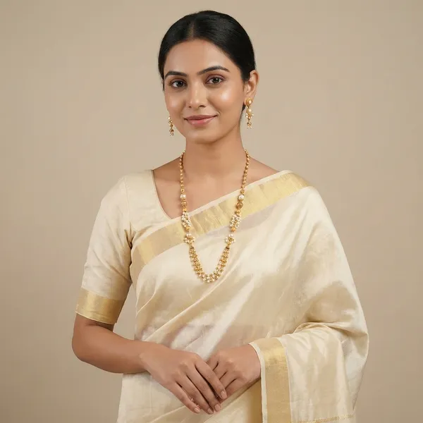Gold_Alloy,_Pearls_Necklace_And_Earring_Set_For_Women