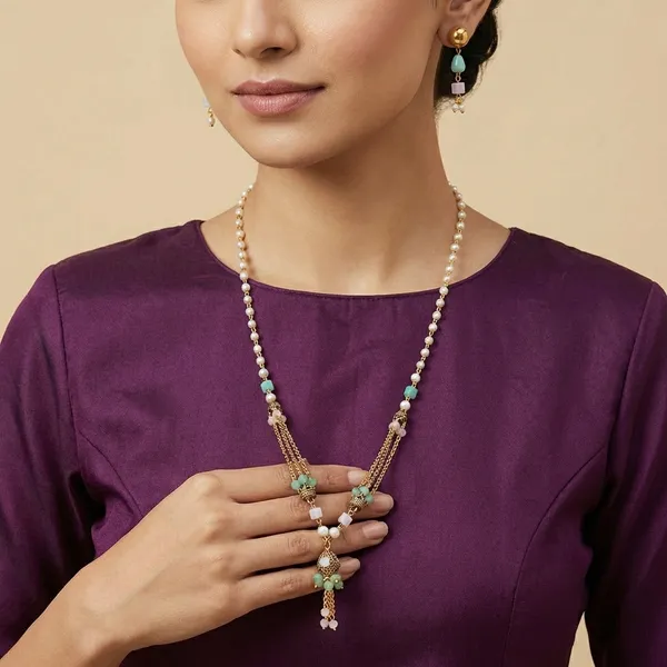 Gold_Alloy,_Beads_Necklace_And_Earring_Set_For_Women