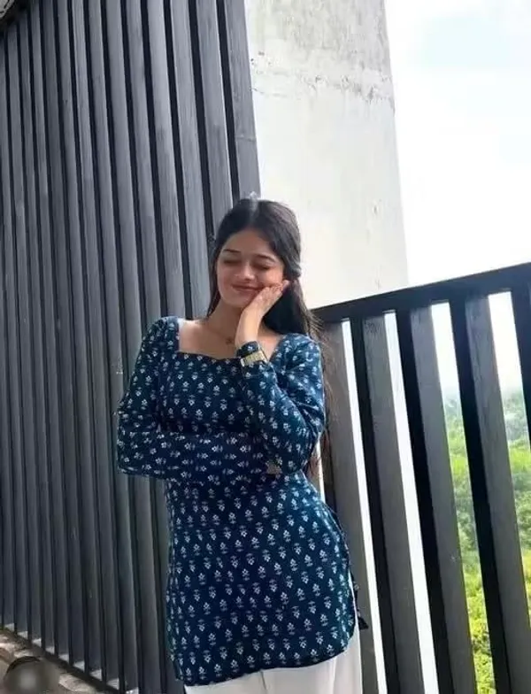 Blue_Rayon_Floral_Printed_Full_Sleeves_V_Neck_Short_Kurti_For_Woman_Stylish_Ethnic_Top_Daily_Casual_Western_Office_Wear_For_Women