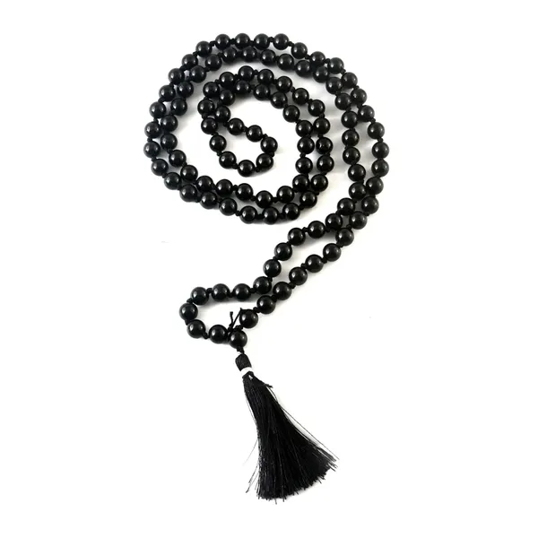 Natural_Black_Tourmaline_109_Beads_Certified_Maala_Necklace