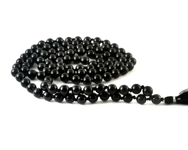 Natural_Black_Tourmaline_109_Beads_Certified_Maala_Necklace