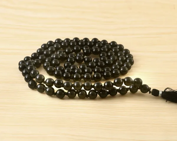 Natural_Black_Tourmaline_109_Beads_Certified_Maala_Necklace