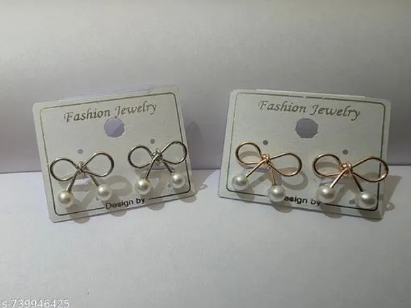 Gold_and_Silver_Dainty_Bow_Pearl_Drop_Earrings