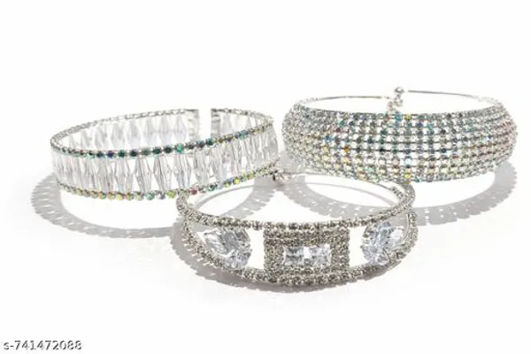 Silver_Geometric_Pave_Baguette_Crystal_Cuffs_Luxury_Bridal_Evening_Wristwear