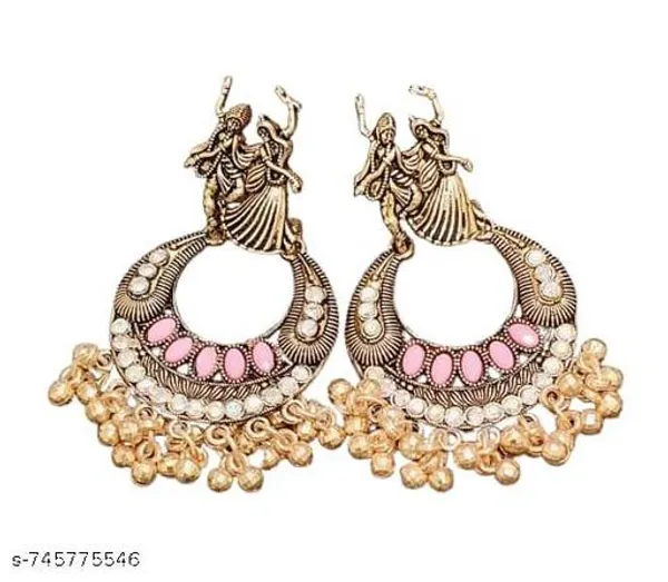 Antique_Gold_Tone_Radha_Krishna_Chandbali_Earrings_With_Turquoise_Accents_And_Ghungroo_Drops