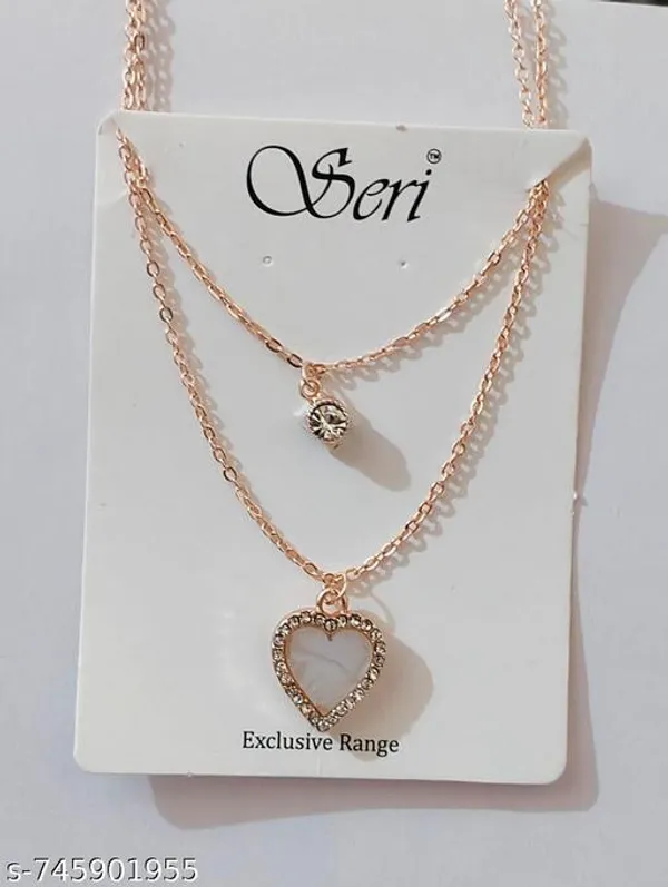 Rose_Gold_Exclusive_Layered_Heart_Star_Pendant_Necklace_Romantic_Gift_For_Her