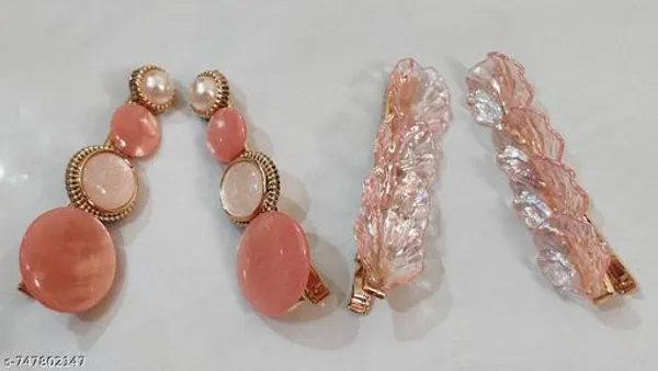 Pink_Decorative_Hair_Clips_For_Wedding_Parties_Stone_And_Pearl_Barrettes_Iridescent_Flower_Petal_Hair_Pins_Pack_Of_4
