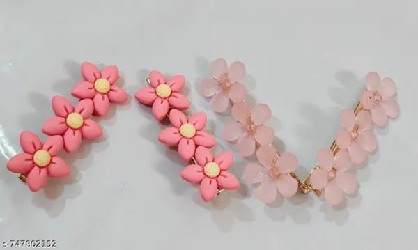 Pink_Decorative_Hair_Clips_For_Wedding_Parties_Stone_And_Pearl_Barrettes_Iridescent_Flower_Petal_Hair_Pins_Pack_Of_4