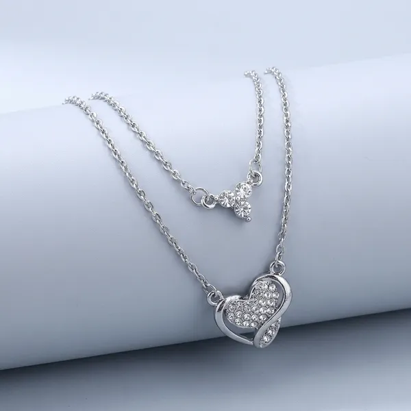 Silver_Womens_Silver_Circular_Pendant_Necklace_And_Matching_Drop_Earrings