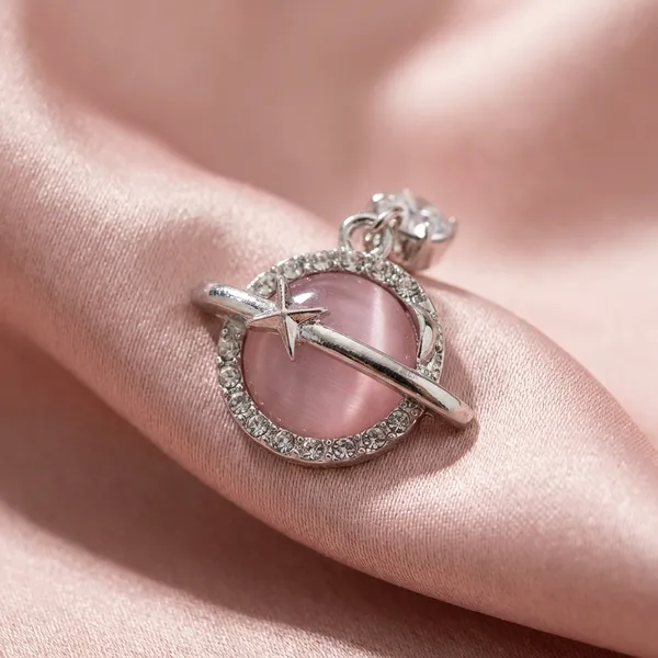 Rose_Gold_Celestial_Saturn_Drop_Earrings_With_Cats_Eye_Stone_And_Crystal_Accents_In_Silver_Tone_Finish