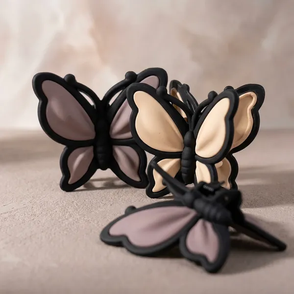 Beige_And_Black_Butterfly_Hair_Accessories_For_Women_Non_Slip_Butterfly_Jaw_Clips_Whimsical_Matte_Hair_Clamps_Set_Of_2