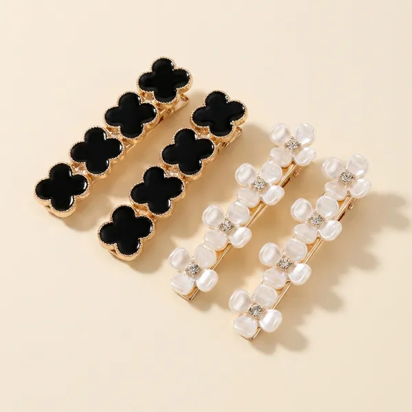 Black_and_White_Decorative_Hair_Clips_For_Wedding_Parties_Stone_And_Pearl_Barrettes_Iridescent_Flower_Petal_Hair_Pins_Pack_Of_4