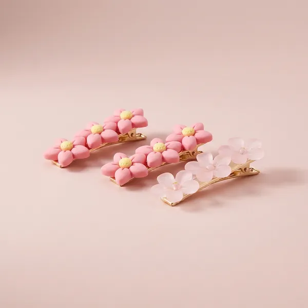 Pink_Decorative_Hair_Clips_For_Wedding_Parties_Stone_And_Pearl_Barrettes_Iridescent_Flower_Petal_Hair_Pins_Pack_Of_4