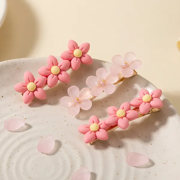 Pink_Decorative_Hair_Clips_For_Wedding_Parties_Stone_And_Pearl_Barrettes_Iridescent_Flower_Petal_Hair_Pins_Pack_Of_4