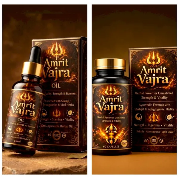 Amrit_Vajra_Combo_|_Oil_And_Capsules_|_Pure_And_Natural_|_60_Capsules_|_15_Ml