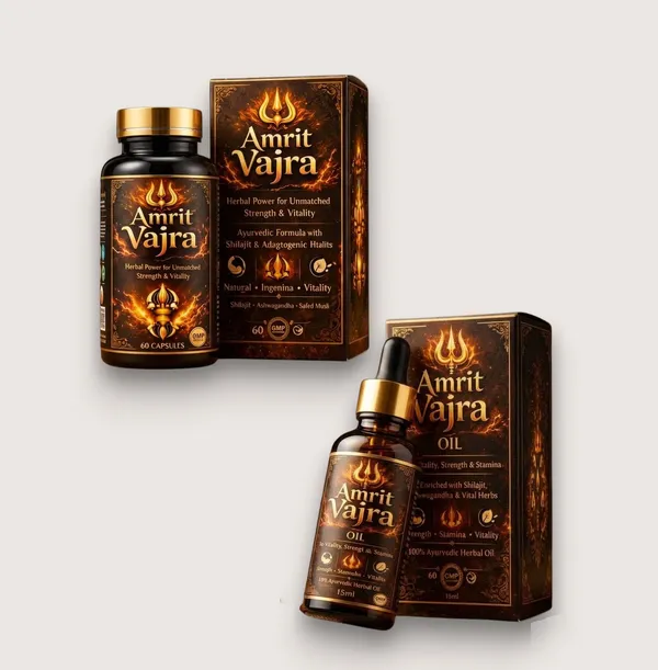 Amrit_Vajra_Combo_|_Oil_And_Capsules_|_Pure_And_Natural_|_60_Capsules_|_15_Ml