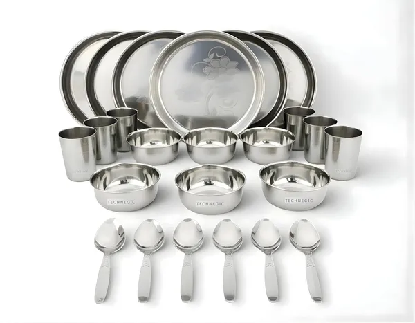 Technolic_Stainless_Steel_Dinner_Set_24_Pieces_With_Plates_And_Bowls_And_Cups_And_Spoons