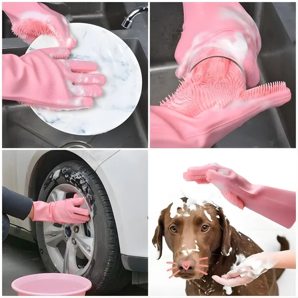 Silicone_Dishwashing_Gloves_with_Scrubber,_Pack_of_2_Pairs,_Reusable_Magic_Rubber_Cleaning_Gloves_for_Kitchen_Bartan,_Bathroom_&_Car_Wash