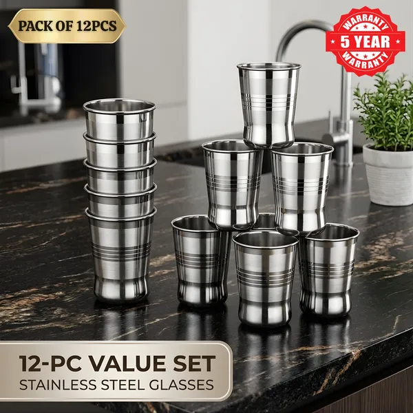 Technegic_Premium_Stainless_Steel_Glass_Set_of_12,_350ml_Unbreakable_Drinking_Water,_Lassi_&_Juice_Glasses_for_Home_&_Kitchen,_Heavy_Duty,_Rust-Proof_&_Stackable_Steel_Tumblers