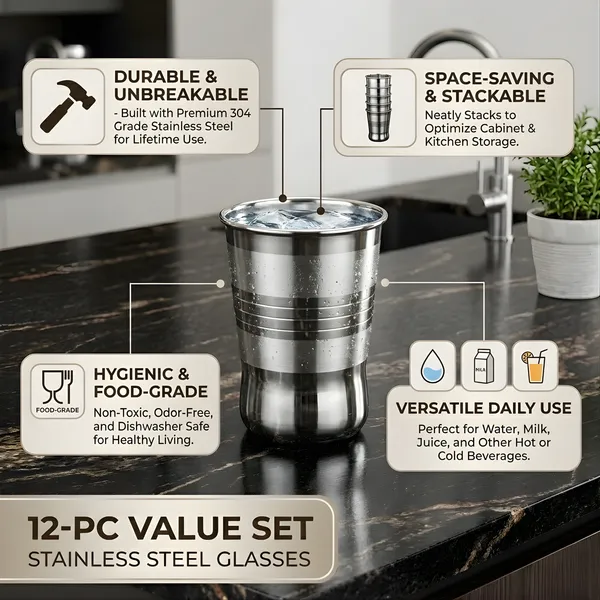 Technegic_Premium_Stainless_Steel_Glass_Set_of_12,_350ml_Unbreakable_Drinking_Water,_Lassi_&_Juice_Glasses_for_Home_&_Kitchen,_Heavy_Duty,_Rust-Proof_&_Stackable_Steel_Tumblers