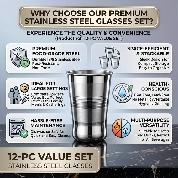 Technegic_Premium_Stainless_Steel_Glass_Set_of_12,_350ml_Unbreakable_Drinking_Water,_Lassi_&_Juice_Glasses_for_Home_&_Kitchen,_Heavy_Duty,_Rust-Proof_&_Stackable_Steel_Tumblers