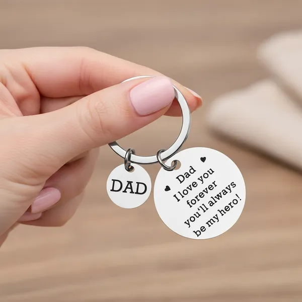 Silver_Stainless_Steel_Key_Chain_I_Love_You_Forever_For_All