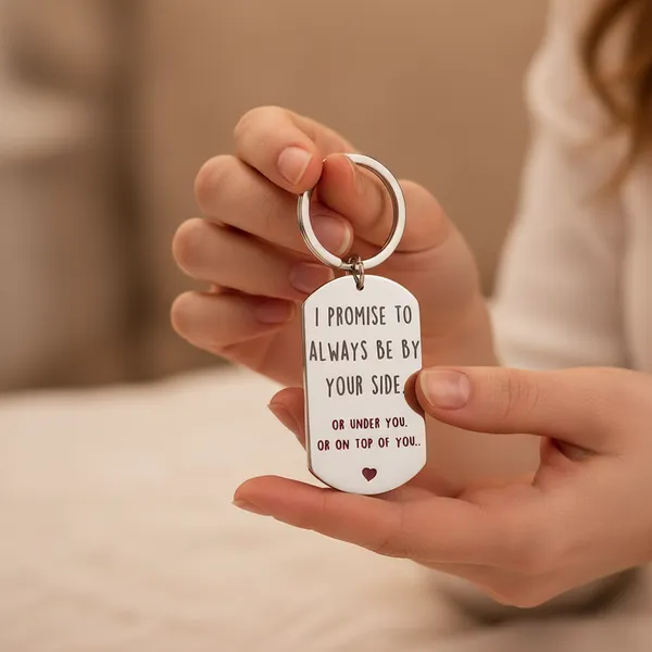 Silver_Stainless_Steel_Funny_Romantic_Key_Chain_For_All