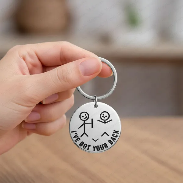 Silver_Stainless_Steel_Funny_Romantic_Key_Chain_For_All