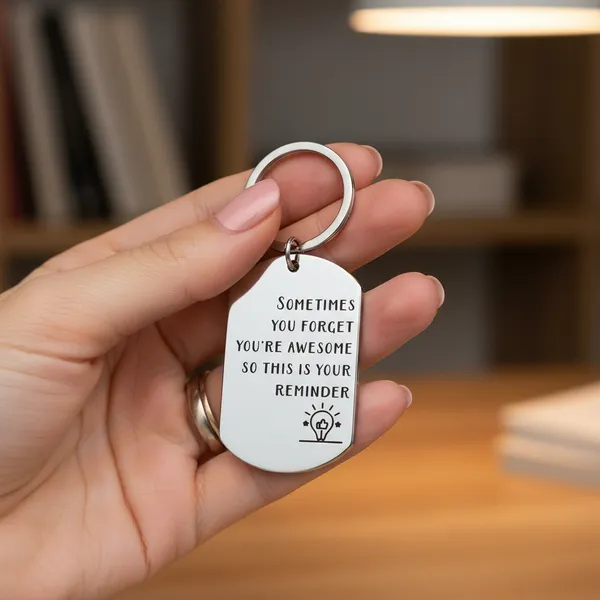 Silver_Stainless_Steel_Motivational_Engraved_Key_Chain_For_All