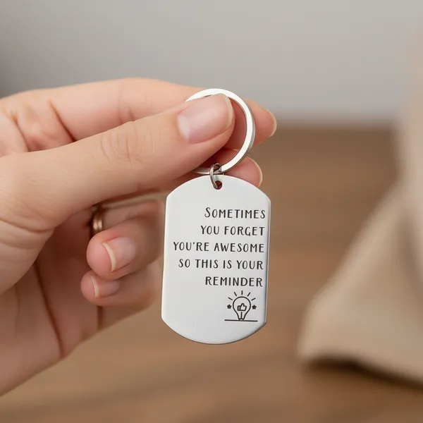 Silver_Stainless_Steel_Motivational_Engraved_Key_Chain_For_All