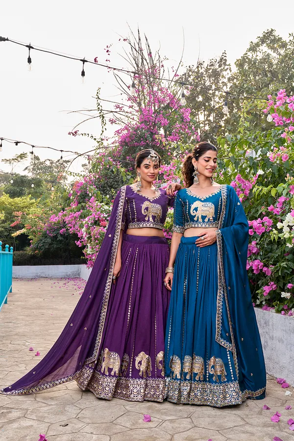 Purple_Elephant_Embroidered_Lehenga_Choli_Set_With_Dupatta_For_Women